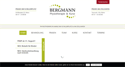 Desktop Screenshot of physio-bergmann.de
