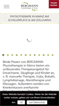 Mobile Screenshot of physio-bergmann.de